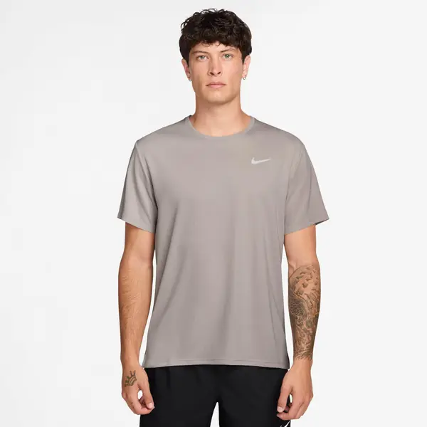 NIKE NIKE Funkcionalna majica 'MILER'  temno siva