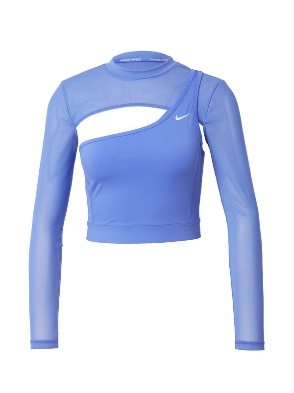 NIKE NIKE Funkcionalna majica  modra / bela