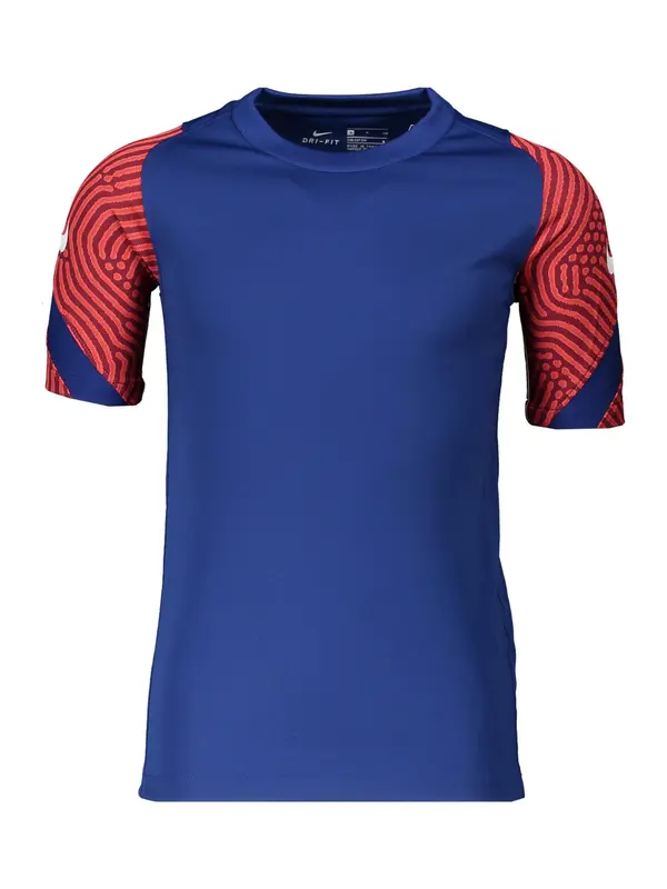 NIKE NIKE Funkcionalna majica  modra / krvavo rdeča