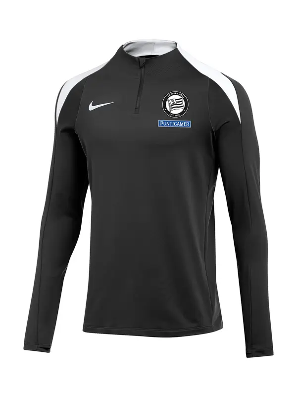 NIKE NIKE Funkcionalna majica  nebeško modra / črna / bela