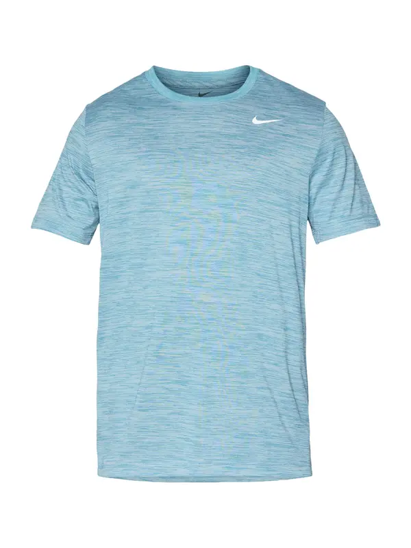 NIKE NIKE Funkcionalna majica 'NEW VENEER'  svetlo modra / bela