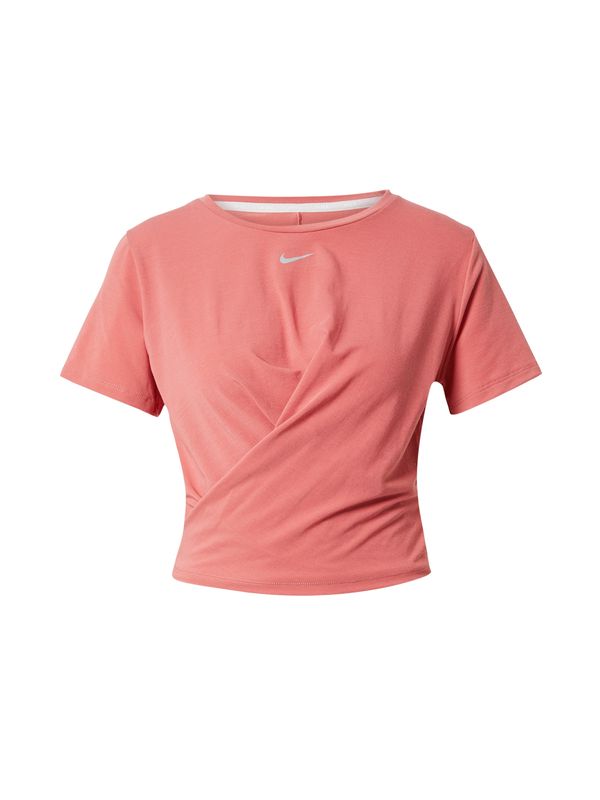 NIKE NIKE Funkcionalna majica 'One Luxe'  svetlo siva / svetlo roza