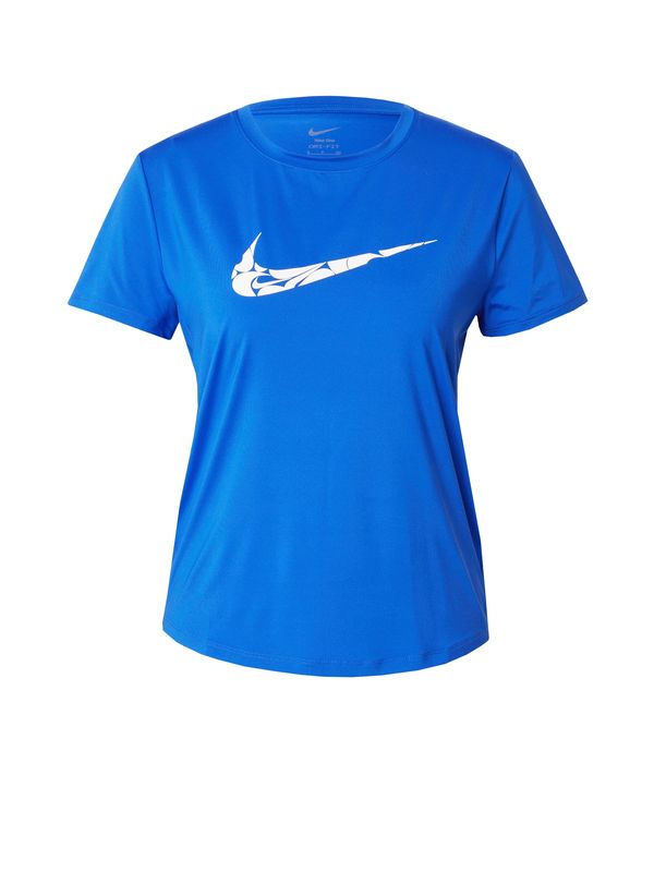 NIKE NIKE Funkcionalna majica 'ONE SWSH HBR'  kraljevo modra / bela