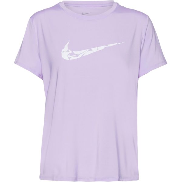 NIKE NIKE Funkcionalna majica 'ONE SWSH HBR'  sivka / bela