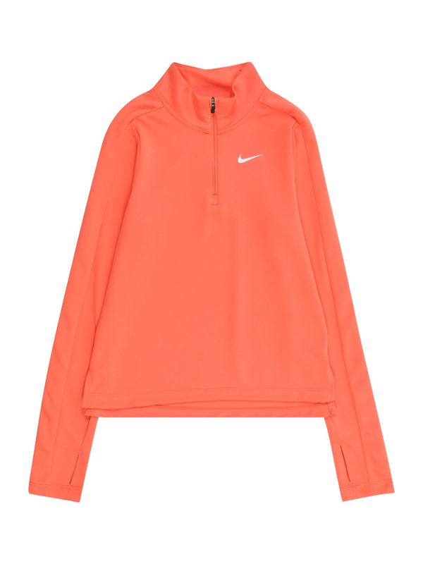 NIKE NIKE Funkcionalna majica  oranžna / bela