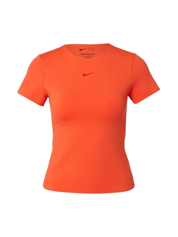 NIKE NIKE Funkcionalna majica  oranžno rdeča