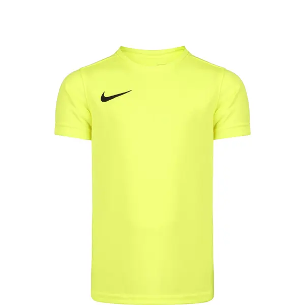 NIKE NIKE Funkcionalna majica 'Park VII'  neonsko rumena / črna