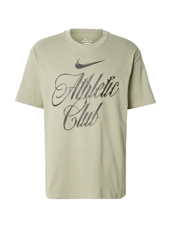 NIKE NIKE Funkcionalna majica  pastelno zelena / črna
