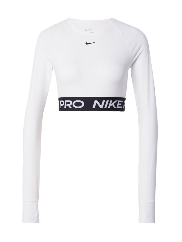 NIKE NIKE Funkcionalna majica 'PRO'  črna / bela