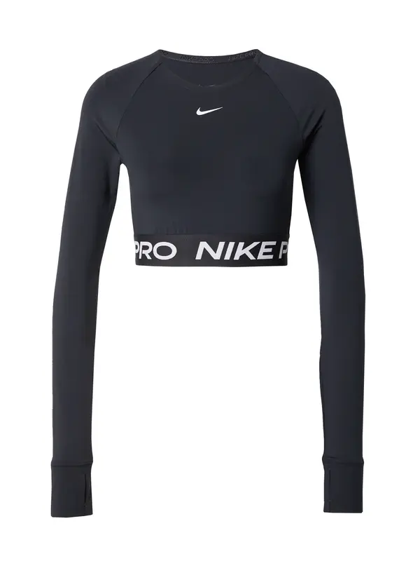 NIKE NIKE Funkcionalna majica 'Pro'  črna / bela