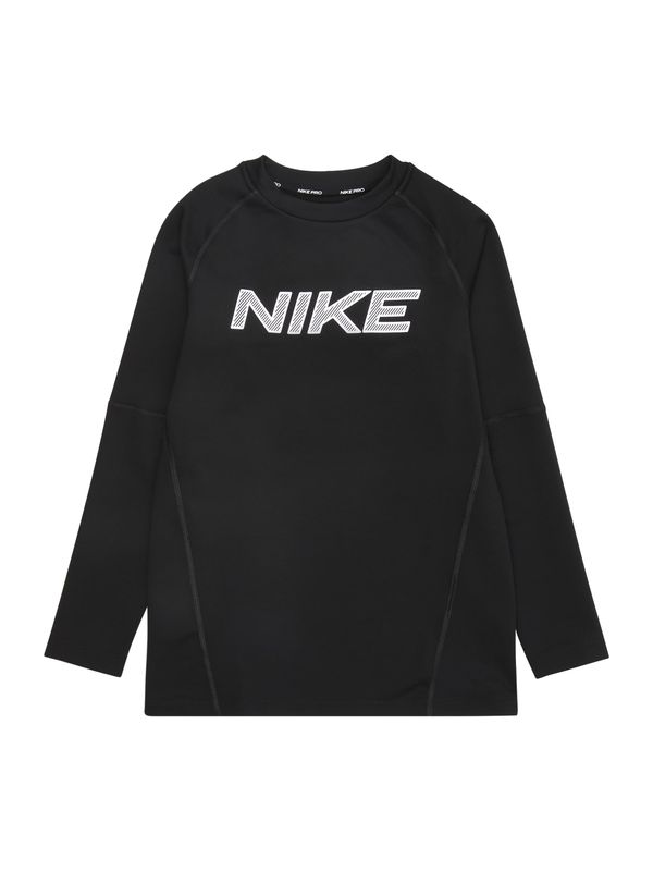 NIKE NIKE Funkcionalna majica 'Pro'  črna / bela