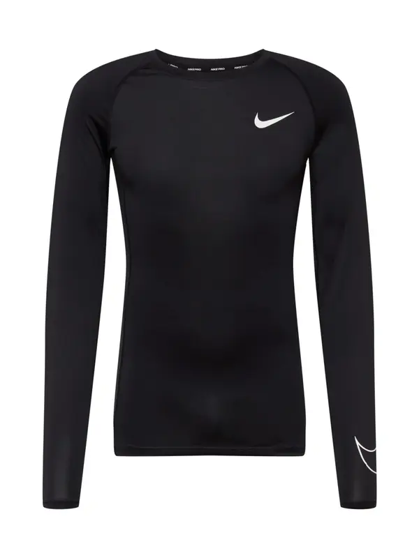 NIKE NIKE Funkcionalna majica 'Pro'  črna / bela