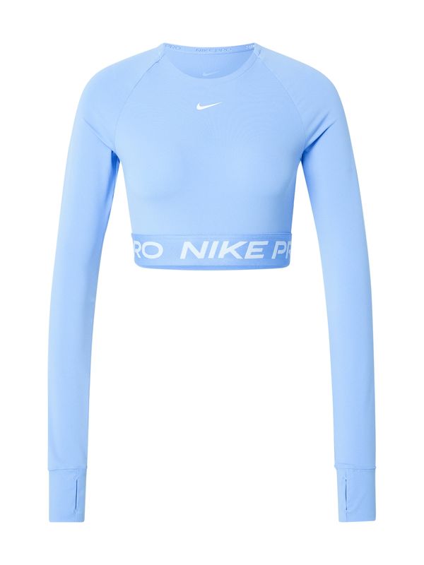 NIKE NIKE Funkcionalna majica 'PRO'  svetlo modra / bela