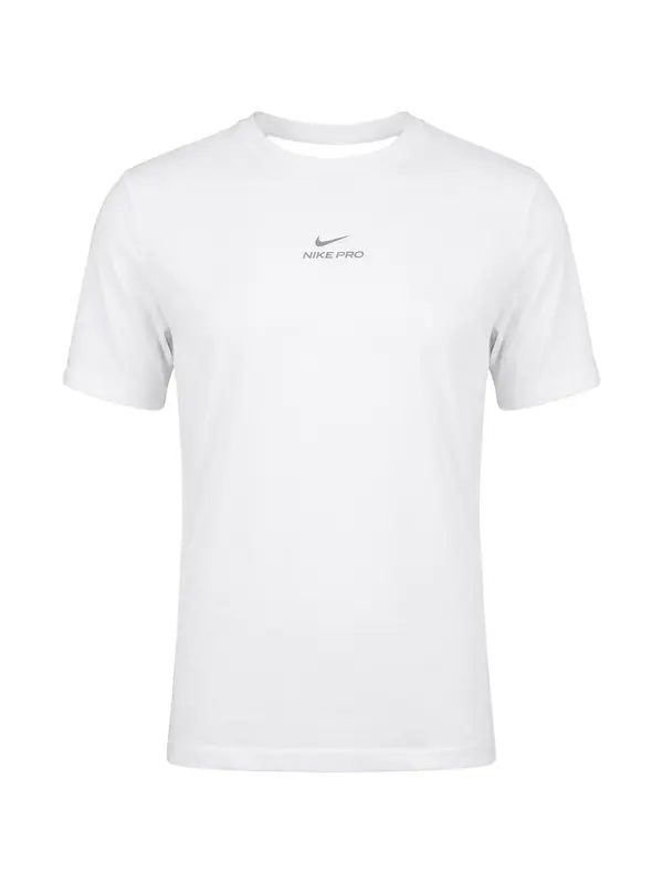 NIKE NIKE Funkcionalna majica 'PRO'  svetlo siva / bela