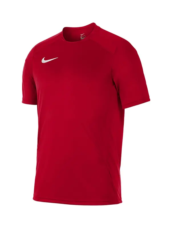 NIKE NIKE Funkcionalna majica  rdeča / češnjevo rdeča / bela