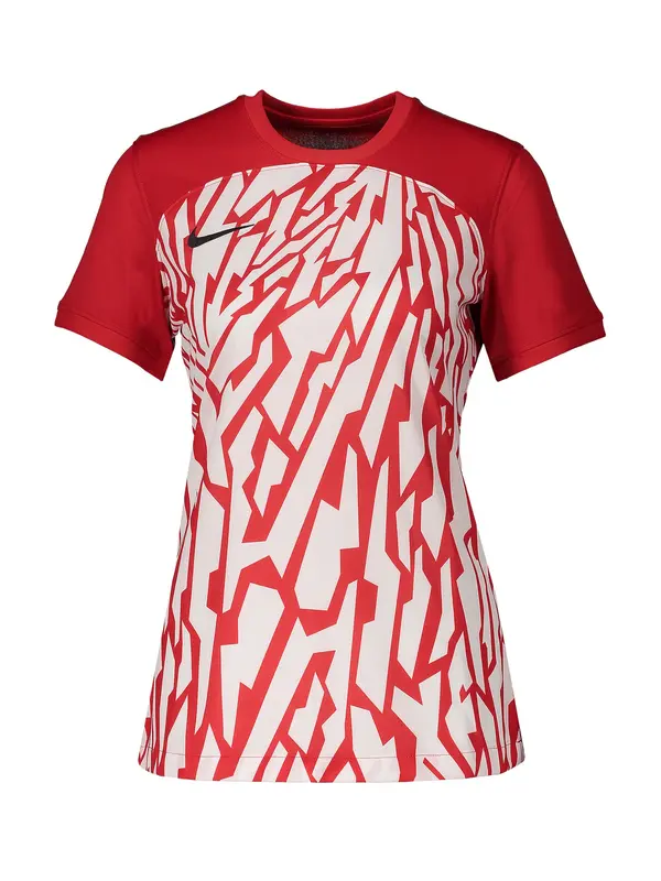 NIKE NIKE Funkcionalna majica  rdeča / črna / bela