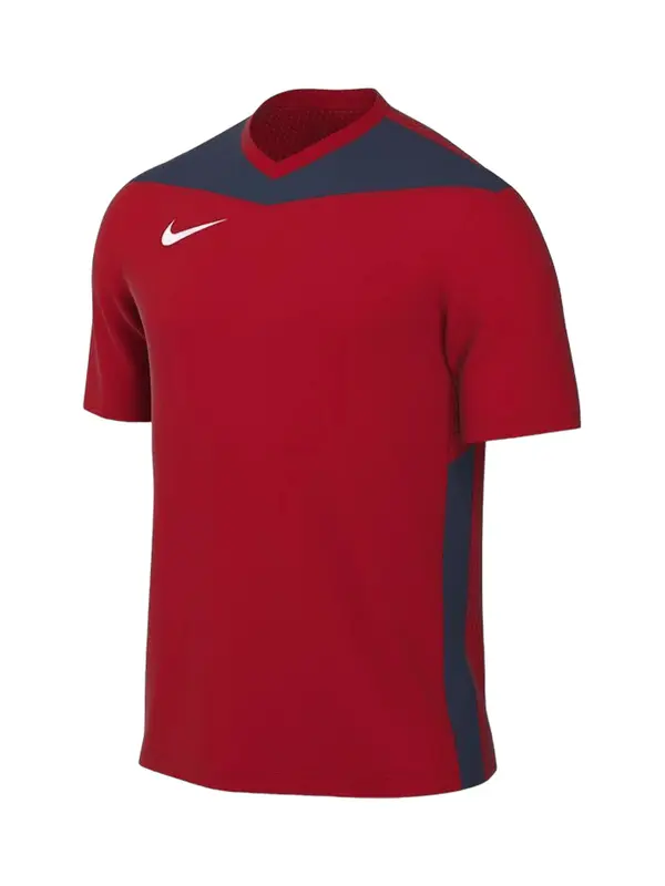 NIKE NIKE Funkcionalna majica  rdeča / črna / bela