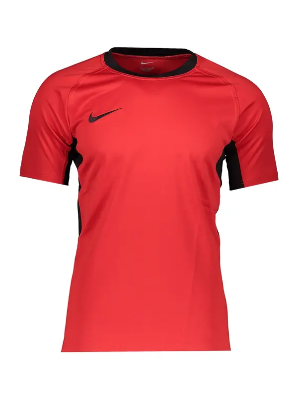 NIKE NIKE Funkcionalna majica  rdeča / črna