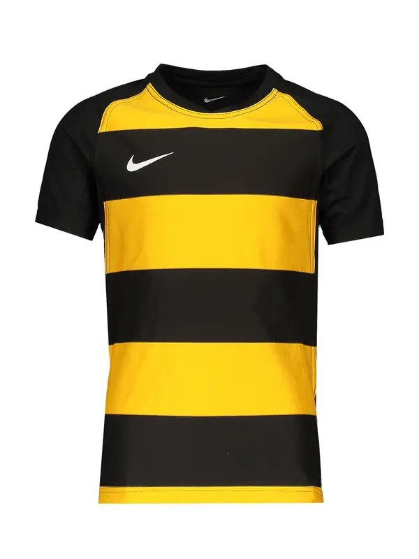 NIKE NIKE Funkcionalna majica  rumena / črna / bela