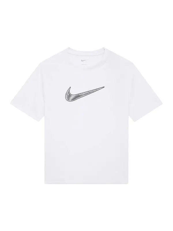 NIKE NIKE Funkcionalna majica  siva / bela
