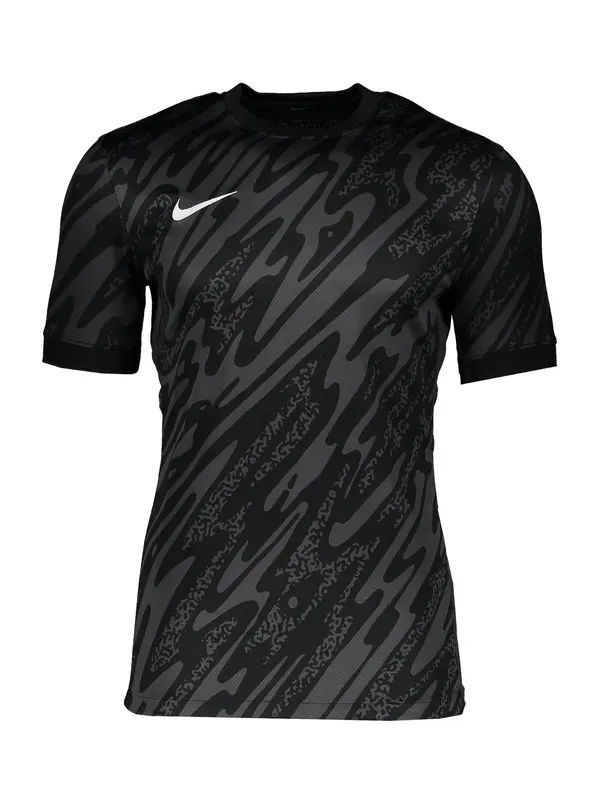 NIKE NIKE Funkcionalna majica  siva / črna / bela