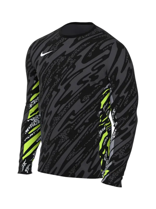 NIKE NIKE Funkcionalna majica  siva / svetlo zelena / črna / off-bela