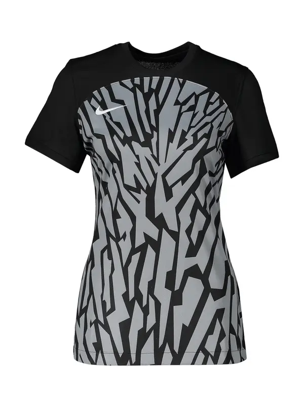 NIKE NIKE Funkcionalna majica  svetlo siva / črna / bela