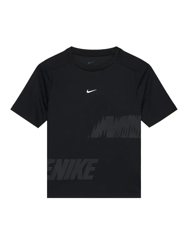 NIKE NIKE Funkcionalna majica  temno siva / črna / bela