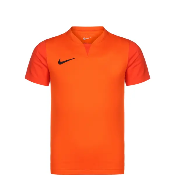 NIKE NIKE Funkcionalna majica 'Trophy V'  neonsko oranžna / črna