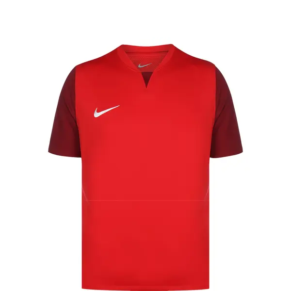 NIKE NIKE Funkcionalna majica 'Trophy V'  rdeča / vinsko rdeča / bela