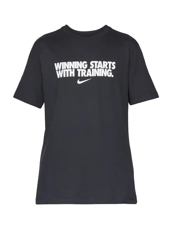 NIKE NIKE Funkcionalna majica 'WINNING'  črna / bela