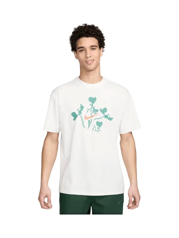 NIKE NIKE Funkcionalna majica  zelena / oranžna / bela