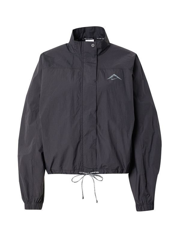 NIKE NIKE Jakna za trening  siva / črna