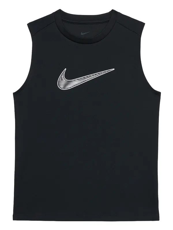 NIKE NIKE Majica  črna / bela