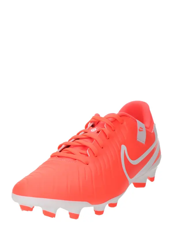 NIKE NIKE Nogometni čevelj 'Tiempo Legend 10 Academy'  svetlo siva / oranžno rdeča