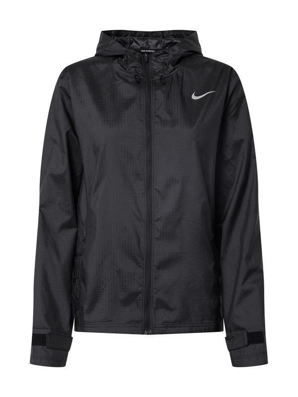 NIKE NIKE Športna jakna 'Essential'  črna / bela