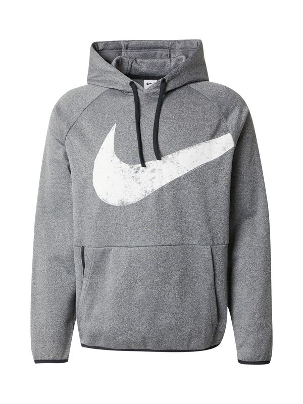 NIKE NIKE Športna majica  pegasto črna / off-bela