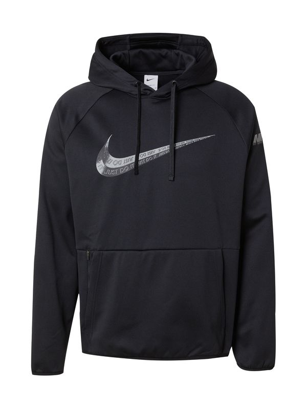 NIKE NIKE Športna majica  siva / črna