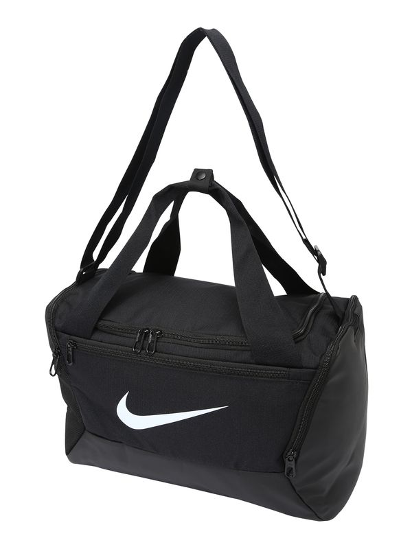 NIKE NIKE Športna torba 'Brasilia 9.5'  črna / bela