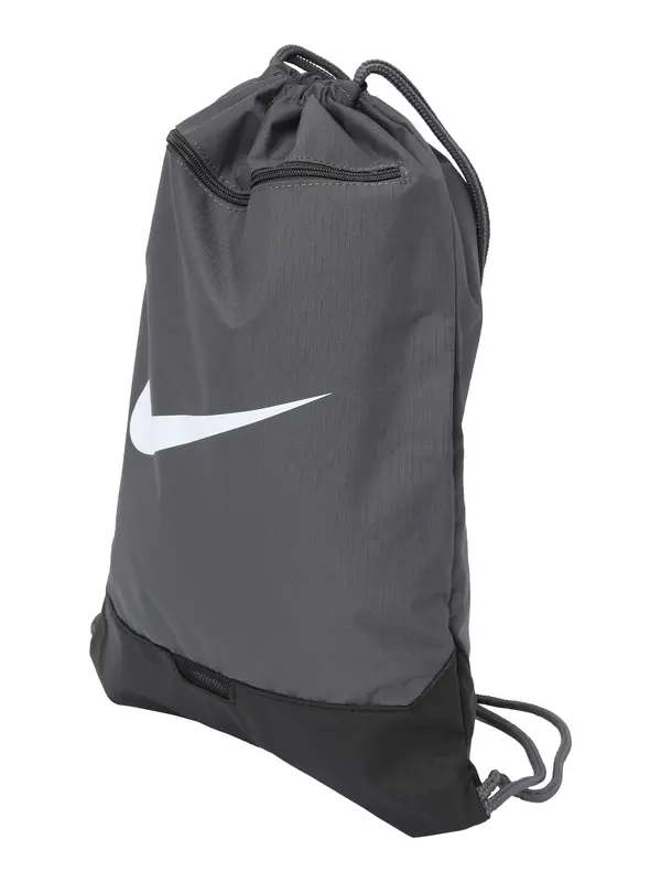 NIKE NIKE Športna torba iz blaga 'Brasilia'  temno siva / črna / bela