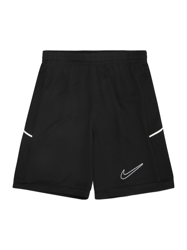 NIKE NIKE Športne hlače 'Academy 25'  črna / bela