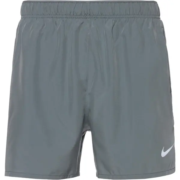 NIKE NIKE Športne hlače 'Challenger'  siva / off-bela