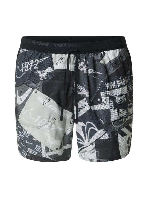 NIKE NIKE Športne hlače 'ENRGY'  siva / črna