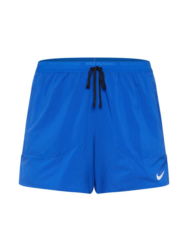 NIKE NIKE Športne hlače 'Flex Stride'  kraljevo modra / bela