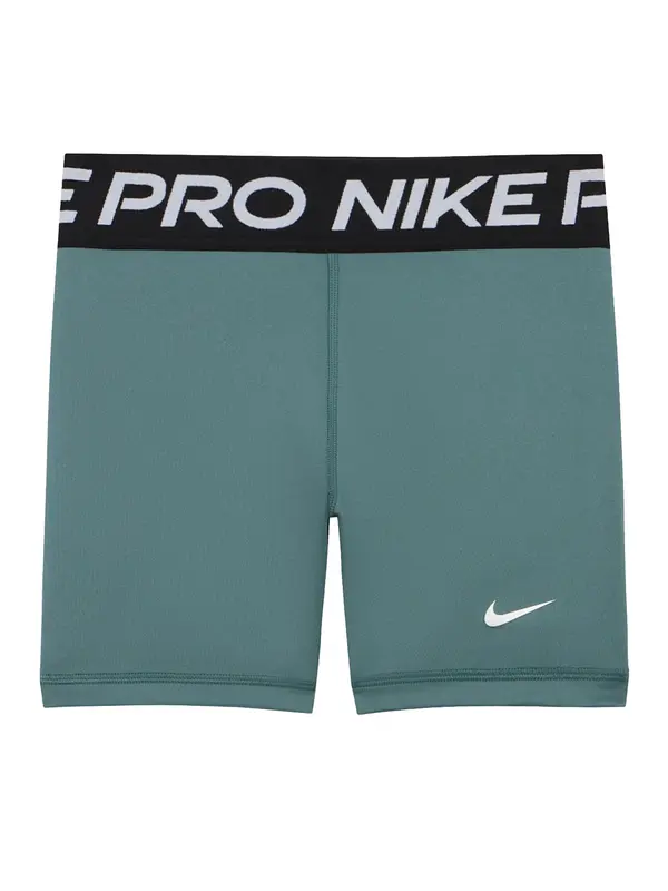 NIKE NIKE Športne hlače 'Nike Pro'  smaragd / črna / bela
