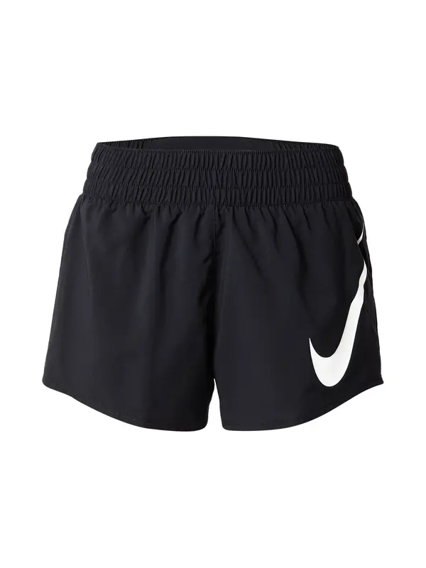 NIKE NIKE Športne hlače 'One Swoosh'  črna / bela