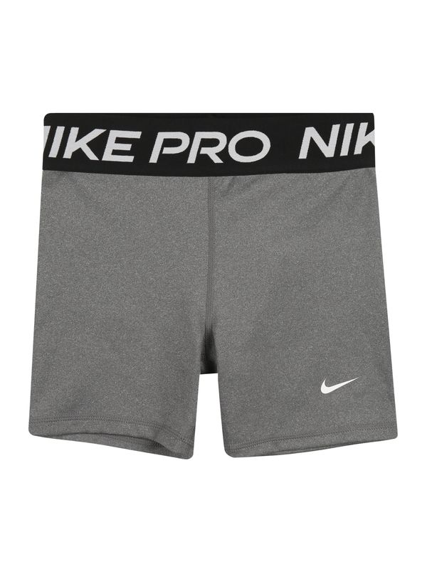 NIKE NIKE Športne hlače  pegasto siva / črna / bela