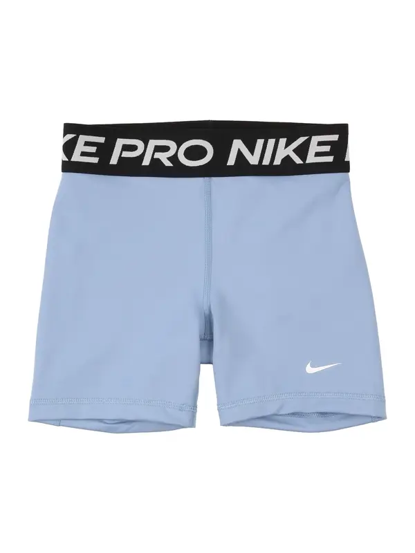 NIKE NIKE Športne hlače 'Pro'  golobje modra / črna / bela