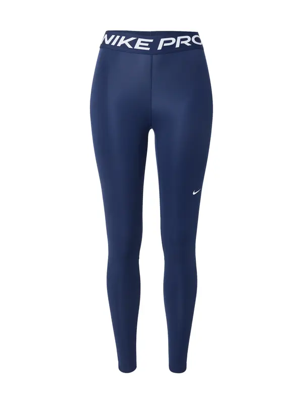 NIKE NIKE Športne hlače 'Pro'  mornarska / bela