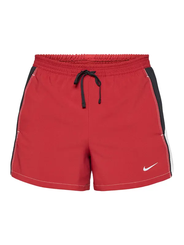 NIKE NIKE Športne hlače  rdeča / črna
